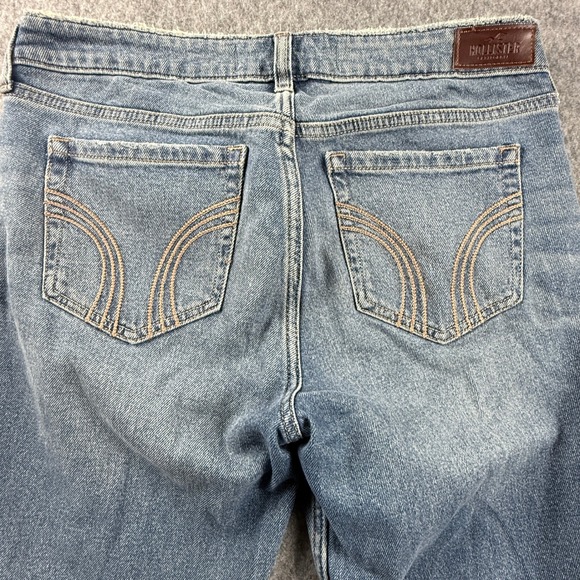 VTG Hollister Low Rise Flare Jeans Womens 8R W29 Medium Wash Stretch Bootcut - Picture 11 of 11